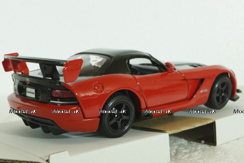 Dodge Viper SRT-10 Coupe, 2003, red/black, BU22114R, Burago 1:24