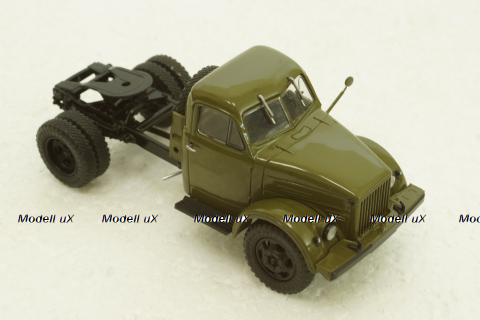 Газ-51П тягач, хаки, АвтоИстория 1:43