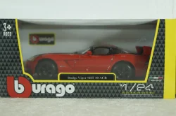 Dodge Viper SRT-10 Coupe, 2003, red/black, BU22114R, Burago 1:24
