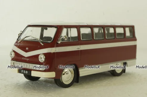 Раф-977Д, красно/белый, (ЗАПАКОВАННАЯ) Автолегенды СССР №132 1:43