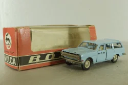 Газ-2402, такси голубая, февраль 88г., Тантал/Радон 1:43