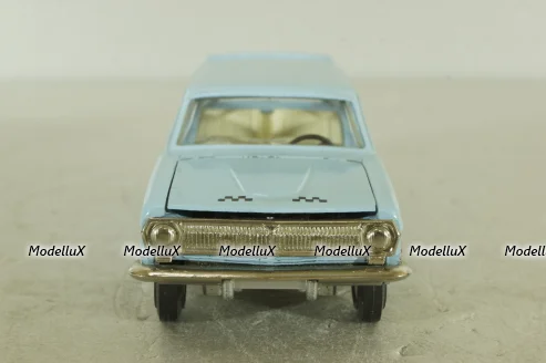 Газ-2402, такси голубая, февраль 88г., Тантал/Радон 1:43