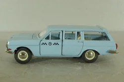 Газ-2402, такси голубая, февраль 88г., Тантал/Радон 1:43