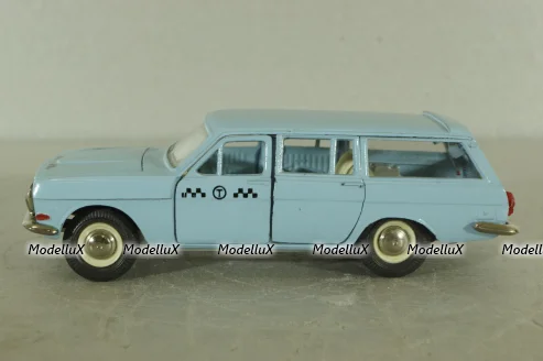 Газ-2402, такси голубая, февраль 88г., Тантал/Радон 1:43