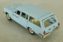 Газ-2402, такси голубая, февраль 88г., Тантал/Радон 1:43