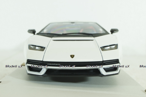 Lamborghini Countach LP 800-4, 2021, Bianco Siderale, BU21102W, Burago 1:24