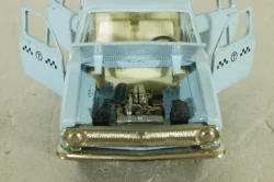Газ-2402, такси голубая, февраль 88г., Тантал/Радон 1:43