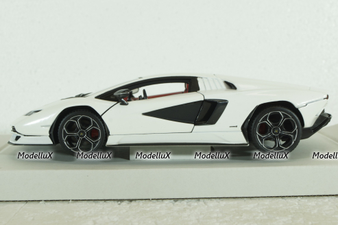 Lamborghini Countach LP 800-4, 2021, Bianco Siderale, BU21102W, Burago 1:24