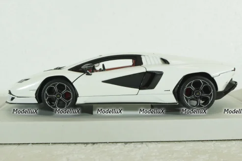 Lamborghini Countach LP 800-4, 2021, Bianco Siderale, BU21102W, Burago 1:24