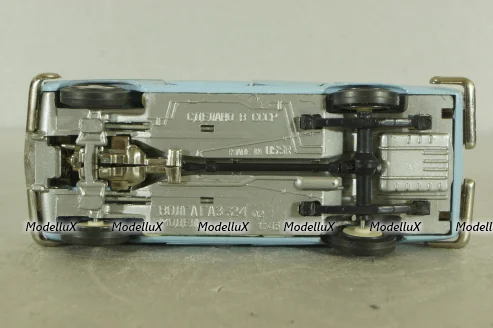 Газ-2402, такси голубая, февраль 88г., Тантал/Радон 1:43