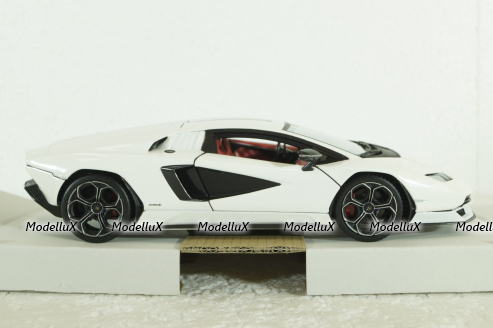 Lamborghini Countach LP 800-4, 2021, Bianco Siderale, BU21102W, Burago 1:24