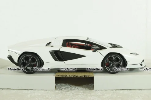 Lamborghini Countach LP 800-4, 2021, Bianco Siderale, BU21102W, Burago 1:24