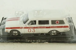 Газ-2403, Скорая, белая, Автолегенды СССР 1:43