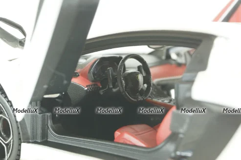 Lamborghini Countach LP 800-4, 2021, Bianco Siderale, BU21102W, Burago 1:24