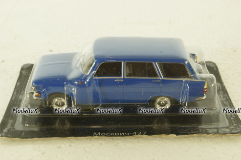 Москвич-427, синий, Автолегенды СССР №70 1:43
