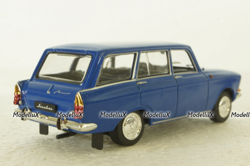 Москвич-427, синий, Автолегенды СССР №70 1:43