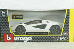 Lamborghini Countach LP 800-4, 2021, Bianco Siderale, BU21102W, Burago 1:24