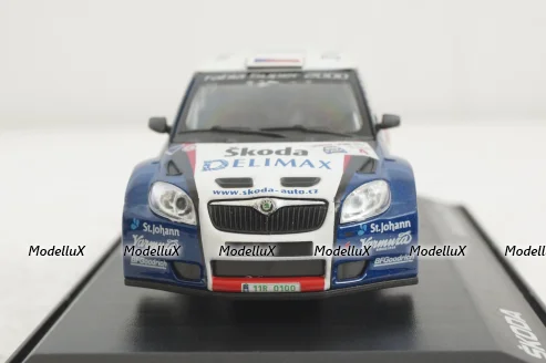 Skoda Fabia Super 2000, Valasska Rally 2000, #4, Abrex 1:43