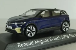 Renault Megane E-Tech 100% Electric 2022 Blue 517922, Norev 1:43