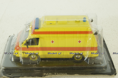 Раф ТАМРО, скорая медецинская помощь, желтый, Автолегенды СССР 1:43