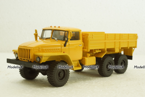 Урал-43202 борт, жовтий, АвтоИстория 1:43