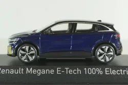 Renault Megane E-Tech 100% Electric 2022 Blue 517922, Norev 1:43