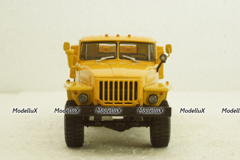 Урал-43202 борт, жовтий, АвтоИстория 1:43