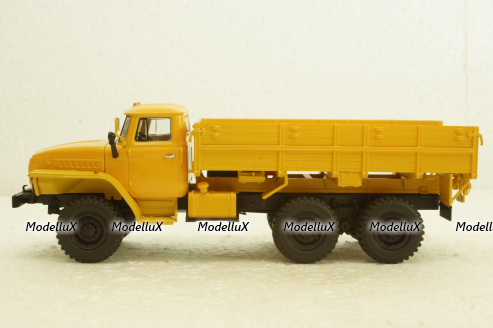 Урал-43202 борт, жовтий, АвтоИстория 1:43