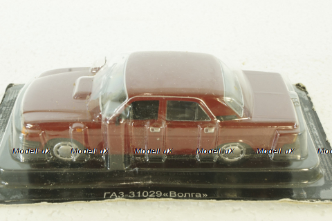 Газ-31029 Волга, бордовая, Автолегенды СССР 1:43