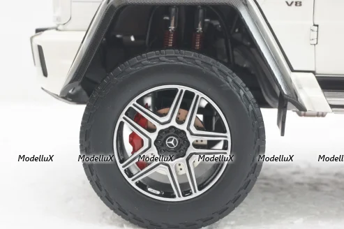 Mercedes G500 (W463) 4x4² concept, white, ALM820203, Almost Real 1:18