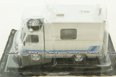 Уаз-452Д, Телевидение, серебристый,  Автолегенды СССР 1:43