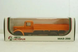 Маз-200 борт, помаранчевий, 10015, АвтоИстория 1:43