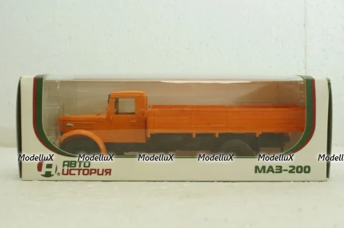 Маз-200 борт, помаранчевий, 10015, АвтоИстория 1:43