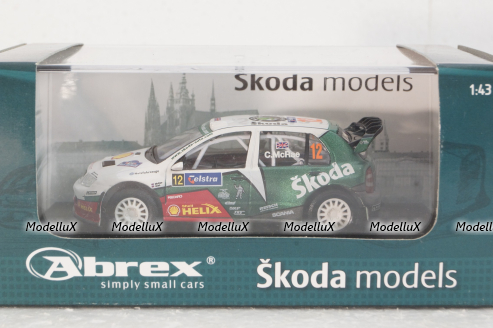 Skoda Fabia WRC EVO II, Rally Australia 2005, #12, Abrex 1:43