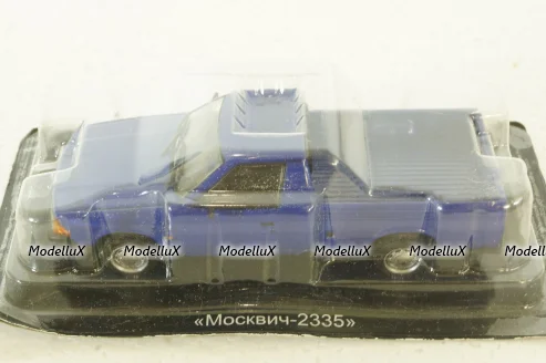 Москвич-2335, пикап, синий, Автолегенды СССР 1:43