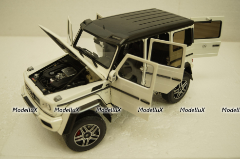 Mercedes G500 (W463) 4x4² concept, white, ALM820203, Almost Real 1:18