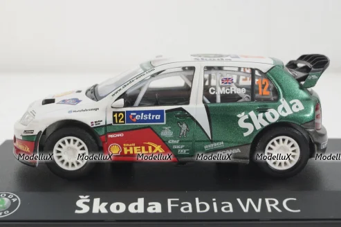Skoda Fabia WRC EVO II, Rally Australia 2005, #12, Abrex 1:43