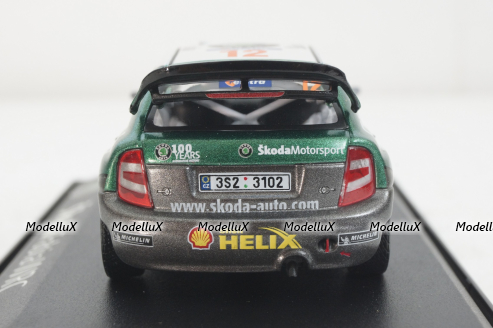 Skoda Fabia WRC EVO II, Rally Australia 2005, #12, Abrex 1:43