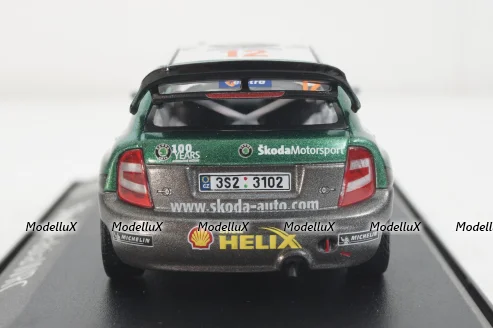 Skoda Fabia WRC EVO II, Rally Australia 2005, #12, Abrex 1:43