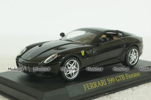 Ferrari 599 GTB Fiorano, black, Ferrari Collection, Eaglemoss 1:43