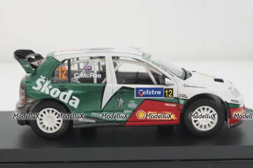 Skoda Fabia WRC EVO II, Rally Australia 2005, #12, Abrex 1:43