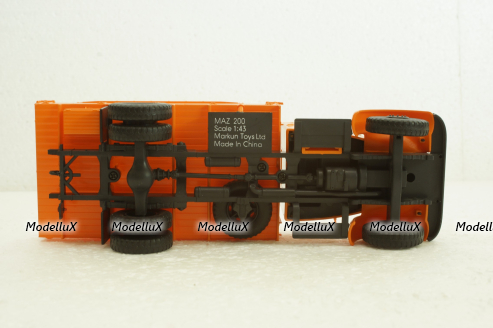 Маз-200 борт, помаранчевий, 10015, АвтоИстория 1:43