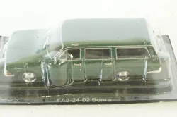 Газ-2402 Волга, темно-зеленый, Автолегенды СССР №65 1:43
