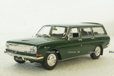 Газ-2402 Волга, темно-зеленый, Автолегенды СССР №65 1:43