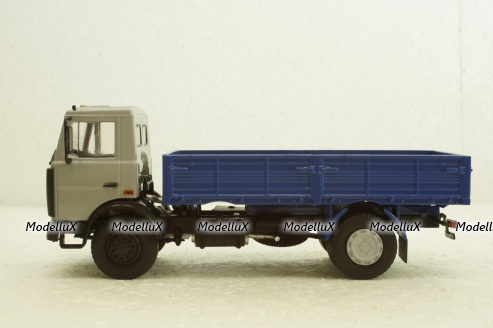 Маз-5337 борт 1987, сірий/синій, 100422, АвтоИстория 1:43
