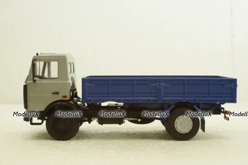 Маз-5337 борт 1987, сірий/синій, 100422, АвтоИстория 1:43