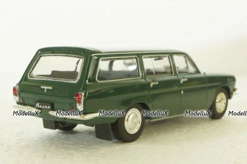 Газ-2402 Волга, (ЗАПАКОВАННАЯ), темно-зеленый, Автолегенды СССР №65 1:43