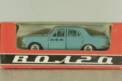 Газ-24, такси серо/голубая, Тантал/Радон 1:43