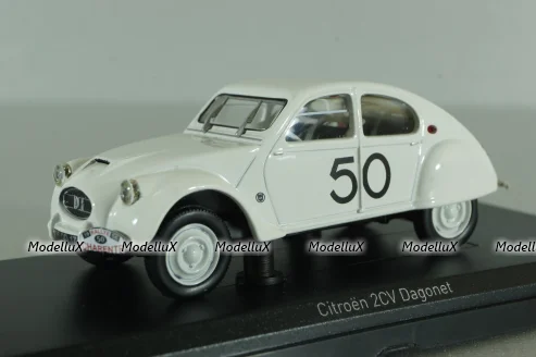 Citroën 2CV Dagonet 1956 Rallye des Charentes 50, white, 151396, Norev 1:43