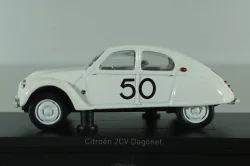 Citroën 2CV Dagonet 1956 Rallye des Charentes 50, white, 151396, Norev 1:43